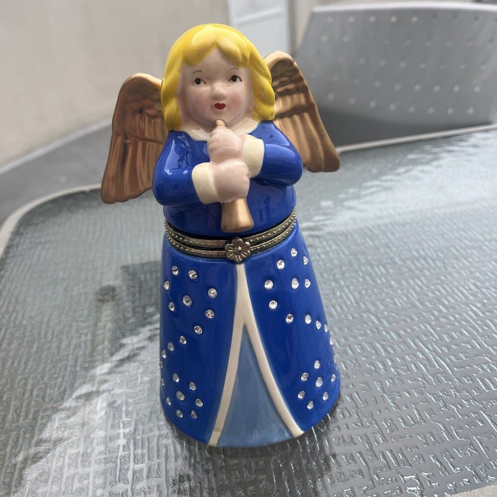 2012 Mr. Christmas Gold Label Porcelain Angel Music Box (in Box)